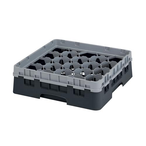 Cambro Camrack Full Size Glass Rack 20 Compartment H9.2cm (Black)