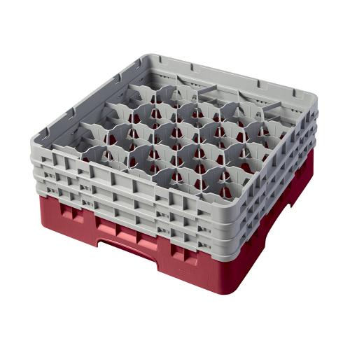 Cambro Camrack Full Size Glass Rack 20 Compartment H17.4cm (Cranberry)