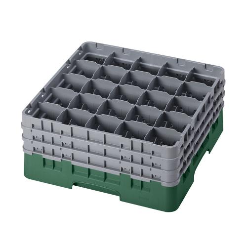 Cambro Camrack Full Size Glass Rack 25 Compartment H19.6cm (Sherwood Green)