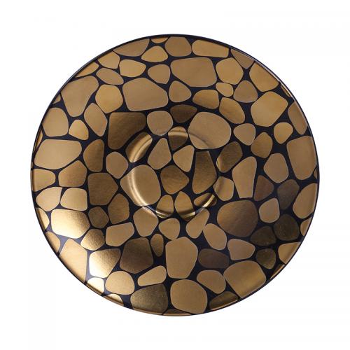 RAK Pebbles Round Porcelain Saucer (Copper)