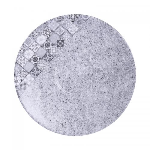RAK Splendour Round Porcelain Saucer (Grey)