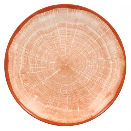 RAK Woodart Porcelain Deep Coupe Plate (Cedar Orange)