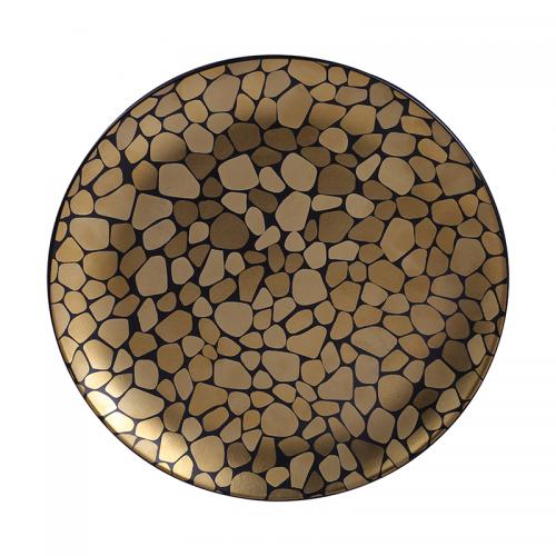 RAK Pebbles Round Porcelain Plate (Copper)