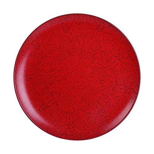 RAK Ruby Flat Coupe Plate (Red)