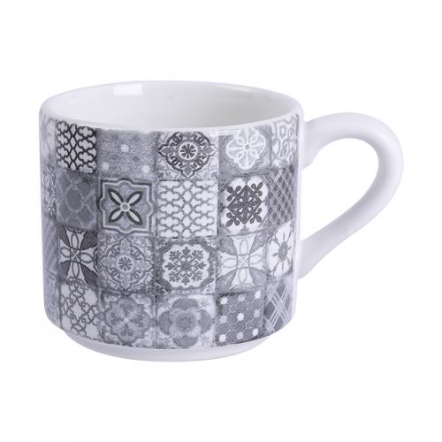 RAK Splendour Round Porcelain Espresso Cup (Grey)