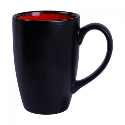 RAK Fire Round Porcelain Mug (Red)