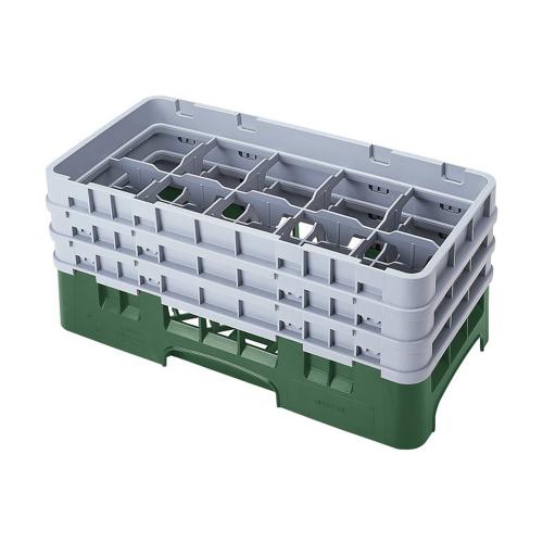 Cambro Camrack Half Size Glass Rack 10 Compartment H17.4cm (Sherwood Green)
