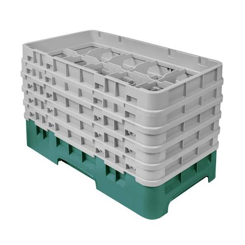 Cambro Camrack Half Size Glass Rack 10 Compartment H25.7cm (Sherwood Green)