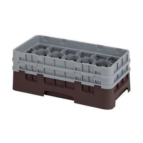 Cambro Camrack Half Size Glass Rack 17 Compartment H13.3cm (Brown)
