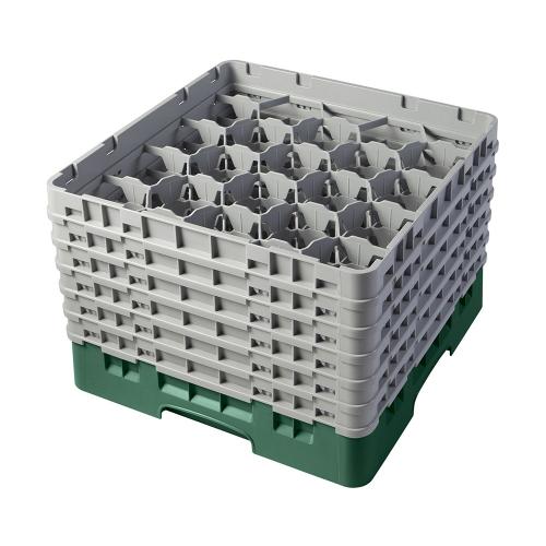 Cambro Camrack Full Size Glass Rack 20 Compartment H29.8cm (Sherwood Green)