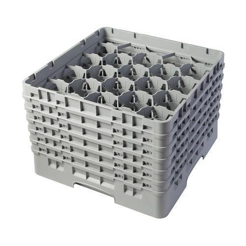 Cambro Camrack Full Size Glass Rack 20 Compartment H29.8cm (Soft Gray)