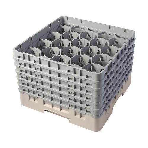 Cambro Camrack Full Size Glass Rack 20 Compartment H29.8cm (Beige)