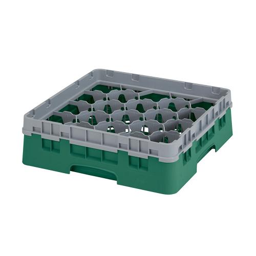 Cambro Camrack Full Size Glass Rack 20 Compartment H9.2cm (Sherwood Green)