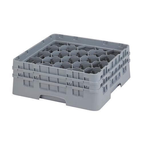 Cambro Camrack Full Size Glass Rack 20 Compartment H13.3cm (Soft Gray)