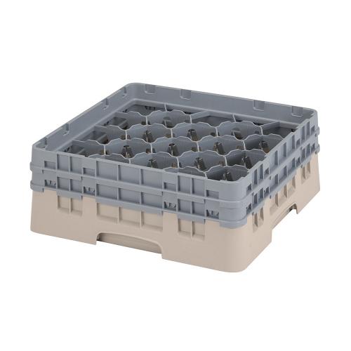 Cambro Camrack Full Size Glass Rack 20 Compartment H13.3cm (Beige)