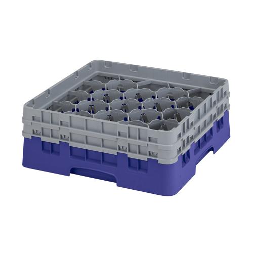 Cambro Camrack Full Size Glass Rack 20 Compartment H13.3cm (Navy Blue)