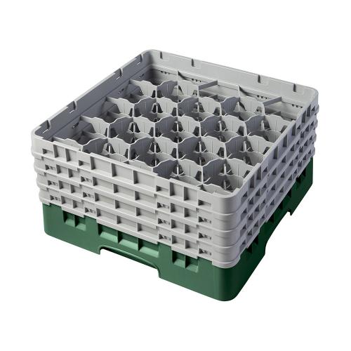 Cambro Camrack Full Size Glass Rack 20 Compartment H21.5cm (Sherwood Green)