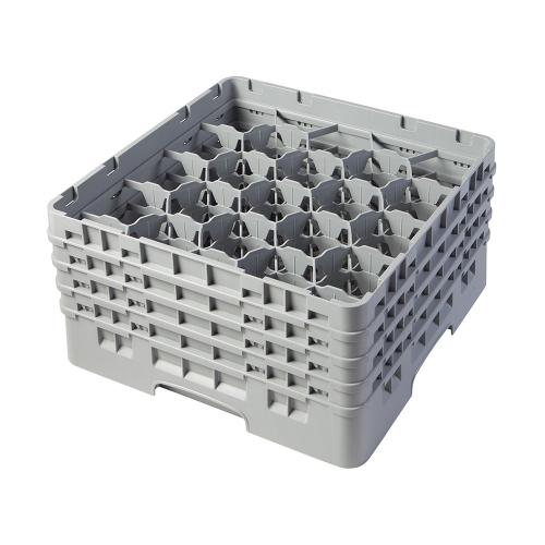 Cambro Camrack Full Size Glass Rack 20 Compartment H21.5cm (Soft Gray)