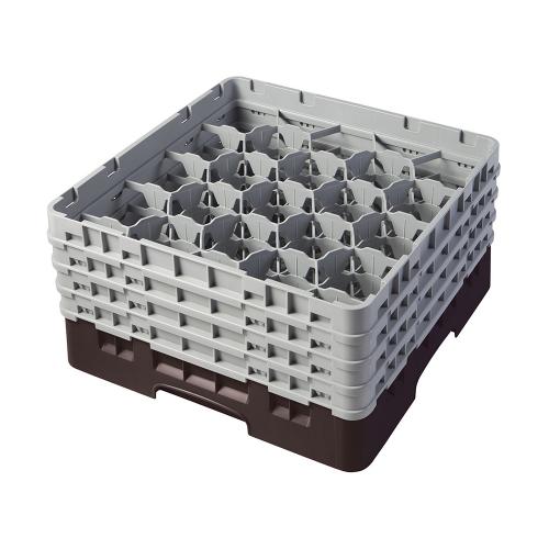 Cambro Camrack Full Size Glass Rack 20 Compartment H21.5cm (Brown)