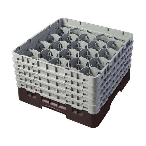 Cambro Camrack Full Size Glass Rack 20 Compartment H25.7cm (Brown)