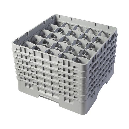 Cambro Camrack Full Size Glass Rack 25 Compartment H29.8cm (Soft Gray)