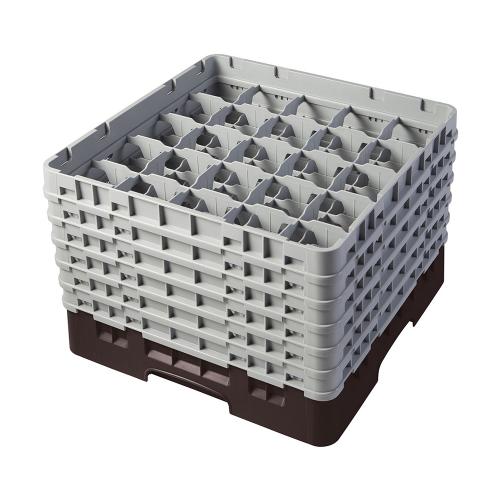 Cambro Camrack Full Size Glass Rack 25 Compartment H29.8cm (Brown)