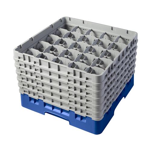 Cambro Camrack Full Size Glass Rack 25 Compartment H29.8cm (Blue)
