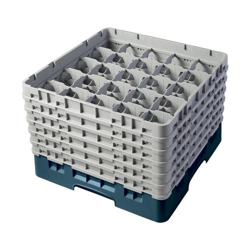 Cambro Camrack Full Size Glass Rack 25 Compartment H29.8cm (Teal)