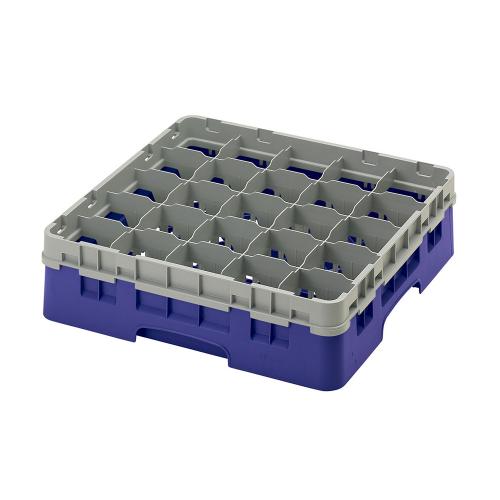 Cambro Camrack Full Size Glass Rack 25 Compartment H11.4cm (Navy Blue)