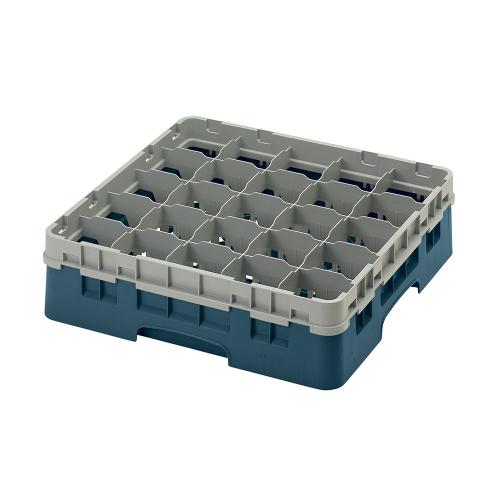Cambro Camrack Full Size Glass Rack 25 Compartment H11.4cm (Teal)