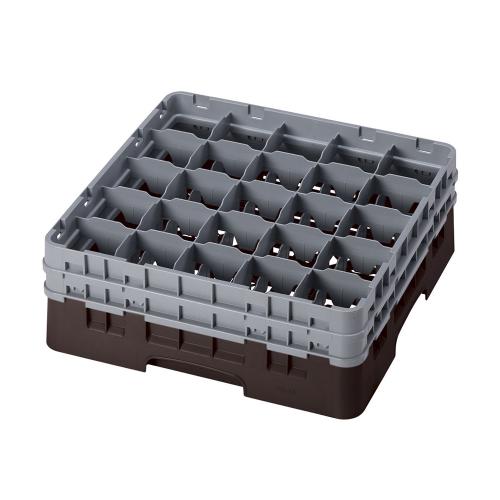 Cambro Camrack Full Size Glass Rack 25 Compartment H13.3cm (Brown)