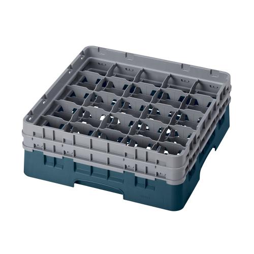 Cambro Camrack Full Size Glass Rack 25 Compartment H15.5cm (Teal)