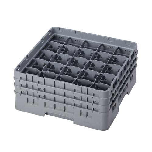 Cambro Camrack Full Size Glass Rack 25 Compartment H17.4cm (Soft Gray)