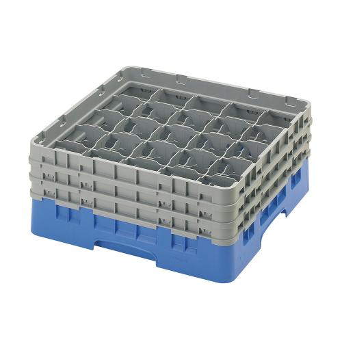 Cambro Camrack Full Size Glass Rack 25 Compartment H17.4cm (Blue)