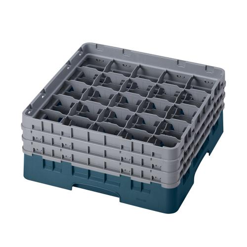 Cambro Camrack Full Size Glass Rack 25 Compartment H17.4cm (Teal)