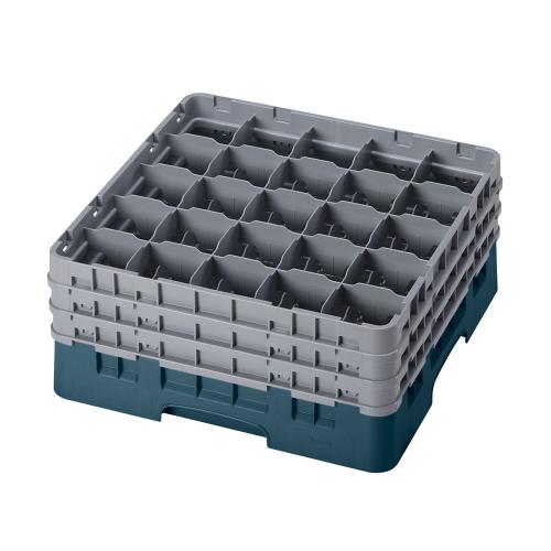 Cambro Camrack Full Size Glass Rack 25 Compartment H19.6cm (Teal)