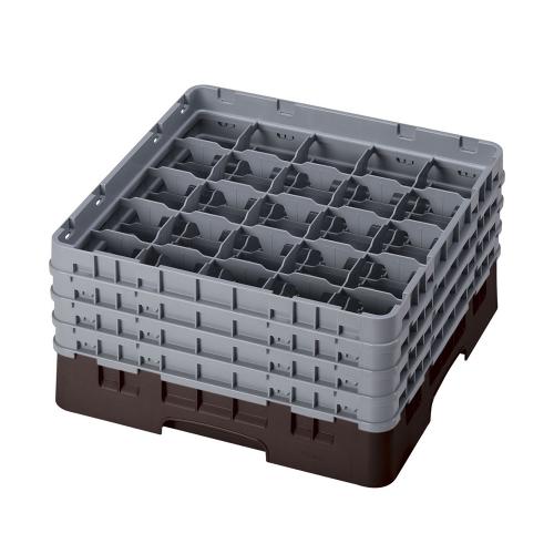 Cambro Camrack Full Size Glass Rack 25 Compartment H21.5cm (Brown)