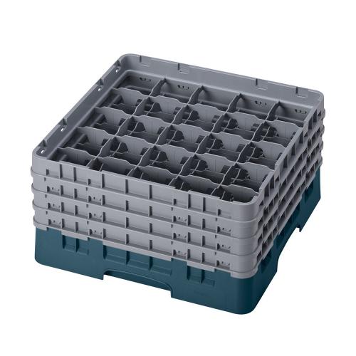 Cambro Camrack Full Size Glass Rack 25 Compartment H21.5cm (Teal)