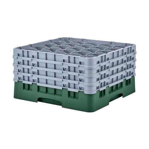 Cambro Camrack Full Size Glass Rack 25 Compartment H23.8cm (Sherwood Green)