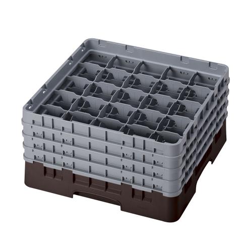 Cambro Camrack Full Size Glass Rack 25 Compartment H23.8cm (Brown)