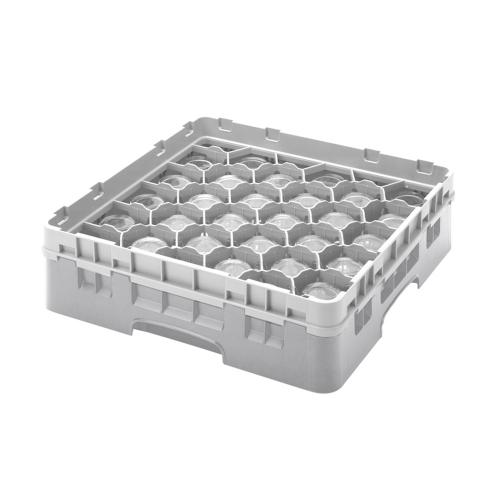 Cambro Camrack Full Size Glass Rack 30 Compartment H9.2cm (Soft Gray)