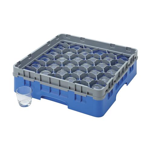 Cambro Camrack Full Size Glass Rack 30 Compartment H9.2cm (Blue)