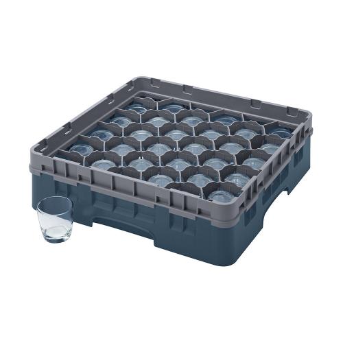 Cambro Camrack Full Size Glass Rack 30 Compartment H9.2cm (Teal)