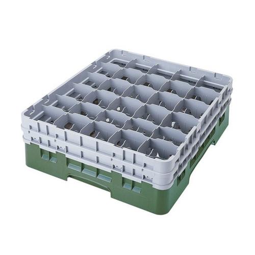Cambro Camrack Full Size Glass Rack 30 Compartment H13.3cm (Sherwood Green)