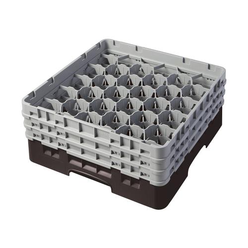 Cambro Camrack Full Size Glass Rack 30 Compartment H17.4cm (Brown)