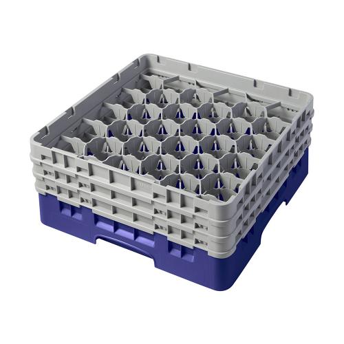 Cambro Camrack Full Size Glass Rack 30 Compartment H17.4cm (Navy Blue)