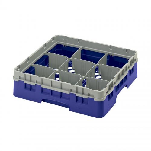 Cambro Camrack Full Size Glass Rack 9 Compartment H9.2cm (Navy Blue)