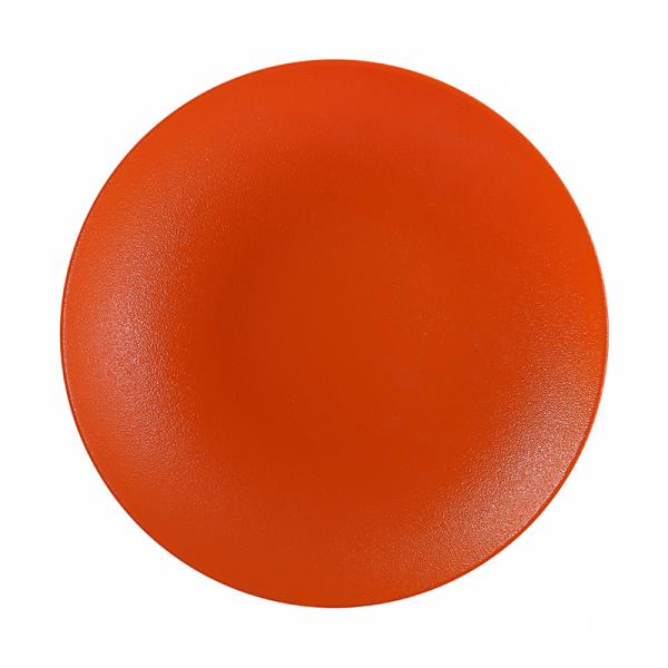 RAK Neo Fusion Tonic Porcelain Deep Coupe Plate (Tangerine Orange)