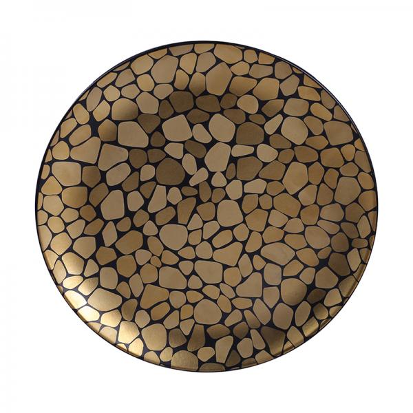 RAK Pebbles Round Porcelain Plate (Copper)