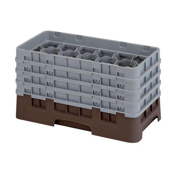 Cambro Camrack Half Size Glass Rack 17 Compartment H21.5cm (Brown)